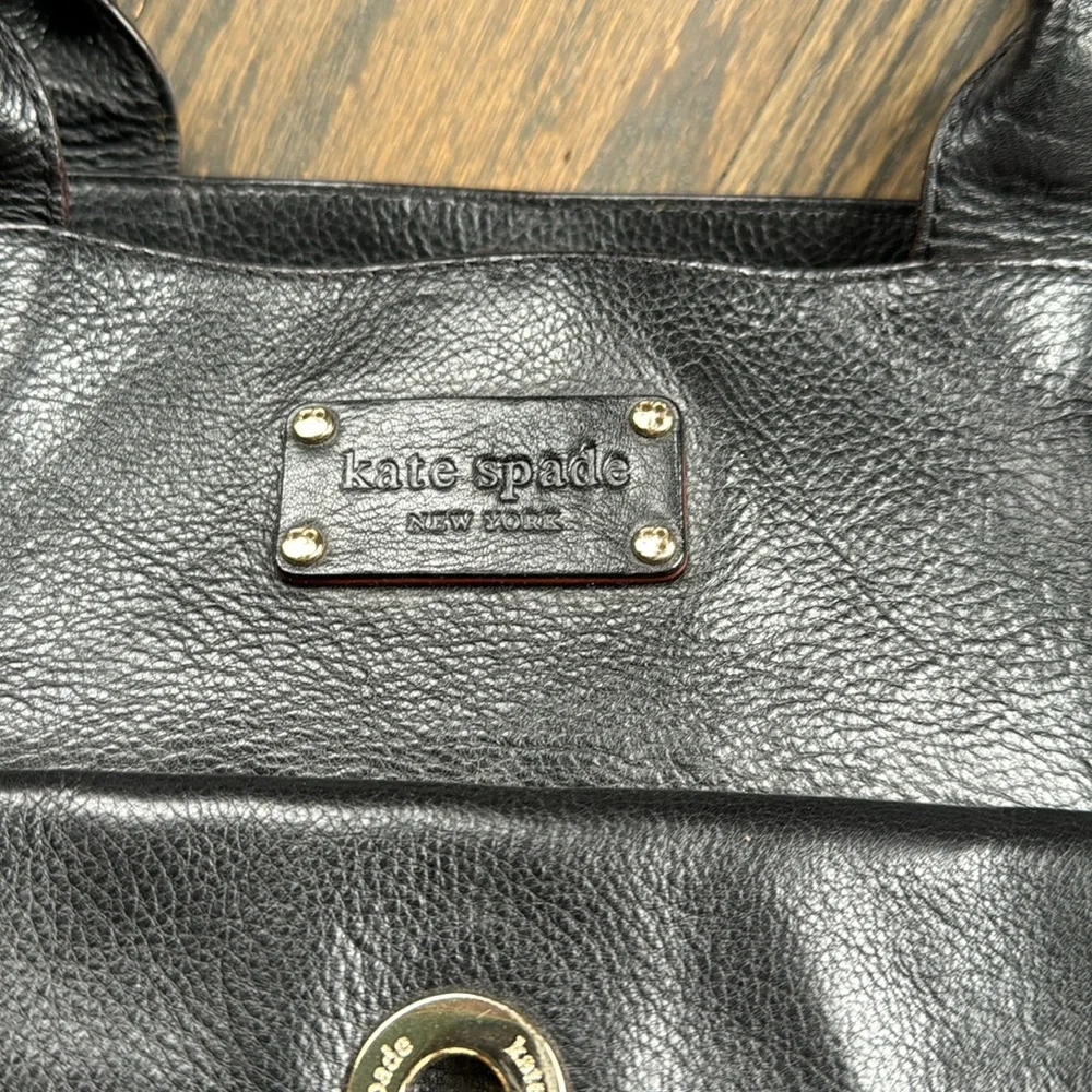 Women’s Kate Spade Black Leather Satchel Bag